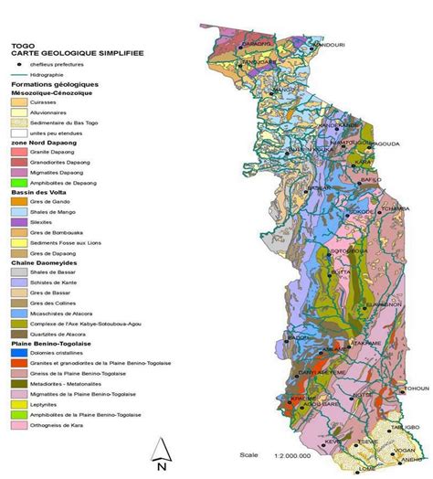 Carte G Ologique Du Togo