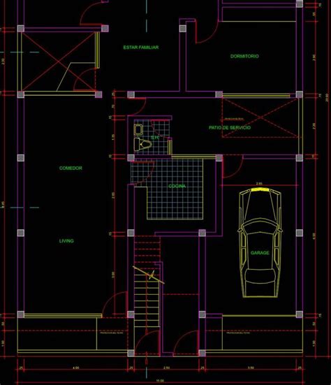 Planos de casa en AutoCAD listos para usar Planos de casas Diseño de