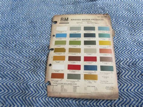 1971 Chevelle Color Chart