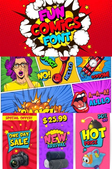 Fun Comics Font By OWPictures Creative Fabrica