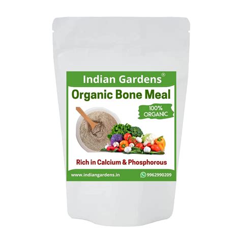 Indian Gardens Bone Meal Powder Organic Natural Plant Fertilizer