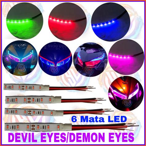 Jual Lampu Eye Demon Led Devil Eyes Titik Atau Lampu Dashboard Mobil