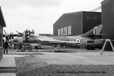 The Aviation Photo Company Hunter Hawker Raf 4 Sott Hawker Hunter F4 M7489 In 74 Squadron