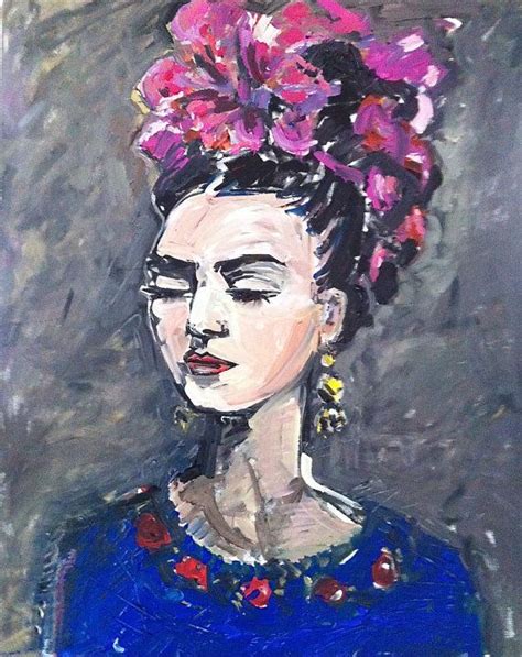 Frida Kahlo Print Abstract Frida Print Of Frida Von DevinePaintings