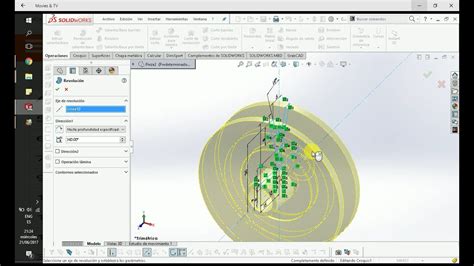 Cómo hacer una polea en solidworks Operación de revolución YouTube