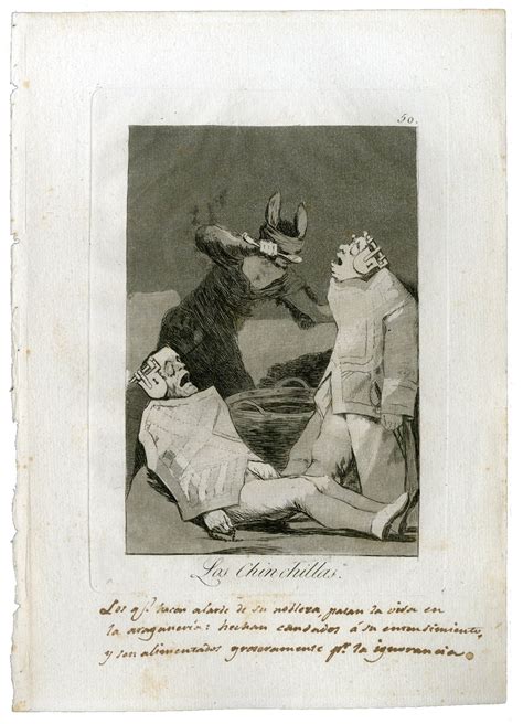 Goya Y Lucientes Francisco De Los Chinchillas