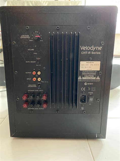 Velodyne Subwoofer Audio Soundbars Speakers And Amplifiers On Carousell