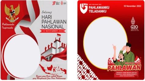 Link Twibbon Hari Pahlawan November Simak Cara Membuat Dan