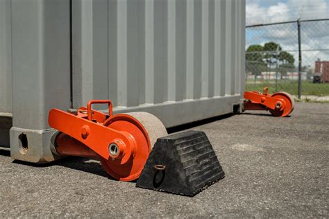 Shipping Container End Wheels Containgo