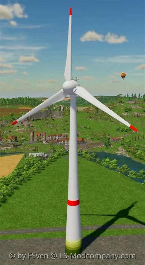 LS 22 Enercon EP8 Windturbine V1 5 0 0 Farming Simulator 2022 Mod LS