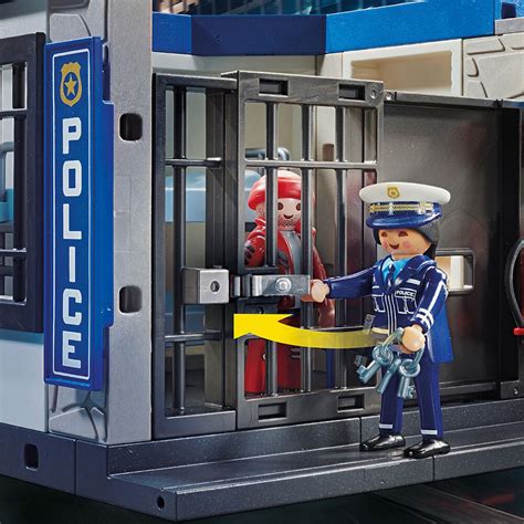 Playmobil City Action Police Prison Escape Playset With Figures