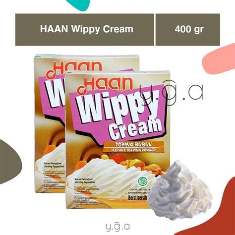 Jual Haan Wippy Cream 400gr Whip Cream Krim Bubuk 400gr Shopee