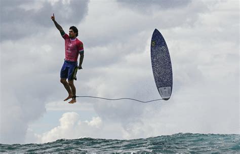 Brazil S Gravity Defying Surfer Gabriel Medina And Other Paris Olympics