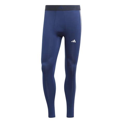 Legging Longs Adidas Techfit 3 Stripes Baselayers Textile Homme