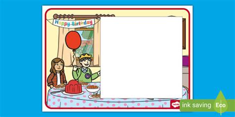 Free Happy Birthday Photo Frame Profesor Hizo Twinkl