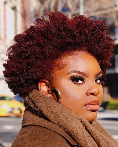 Burgundy Afro Afro Hair Dye Afro Hair Color Hair Dye Colors