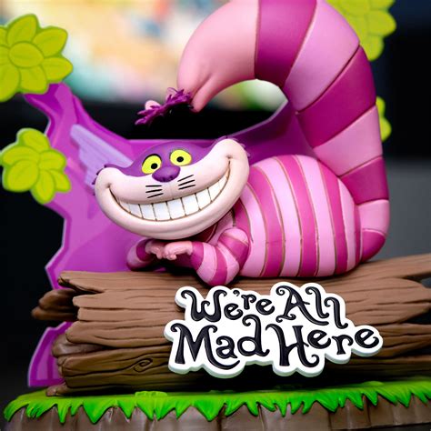 Figura Diorama Tutti Matti Qui del Gatto del Cheshire - Alice nel Paese