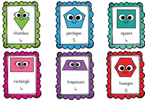 2d And 3d Shape Cards Teaching Resources