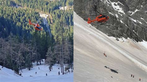 Berchtesgadener Land Eins Tze Der Bergwacht Verletzte Skibergsteiger