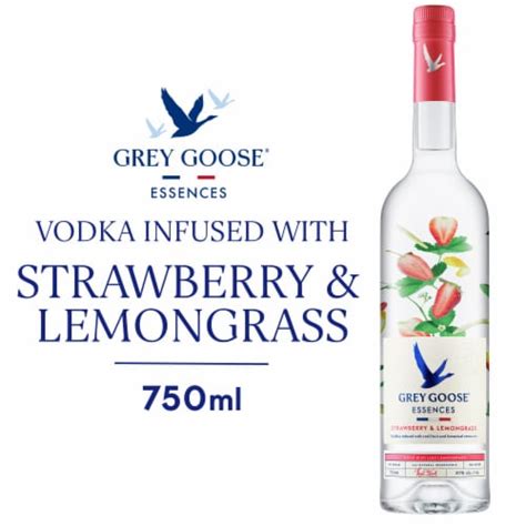 Grey Goose Essences Strawberry And Lemongrass Vodka With Natural