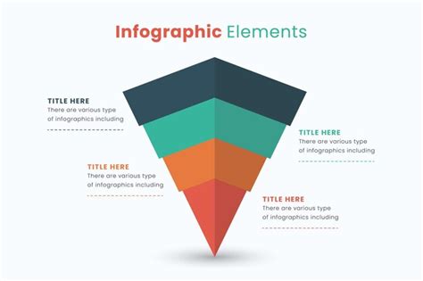 Premium Vector Pyramid Infographic Design Element Template Layout