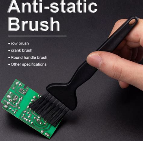 Antistatic Conductive PA Pcb Cleaning Brush With 25mm Bristle