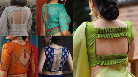 Latest Blouse Designs Saree Blouse Designs Blouse Back