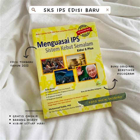 Jual Buku Sks Menguasai Ips Sistem Kebut Semalam Buku Ips Sks Sbmptn