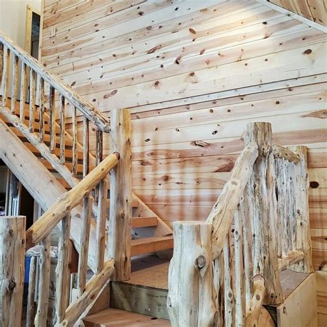 Rustic Log Railing
