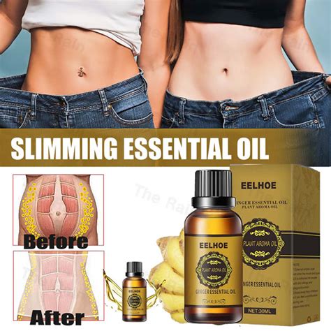 Ml Detoxification Essential Oil Ginger Slimming Essential Oil Firming