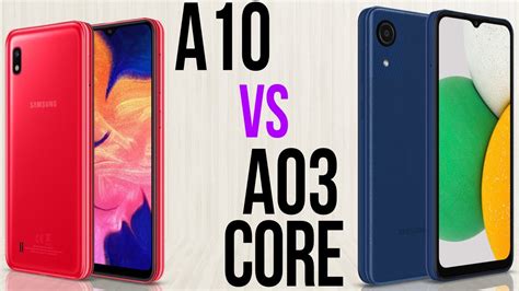 A10 Vs A03 Core Comparativo YouTube