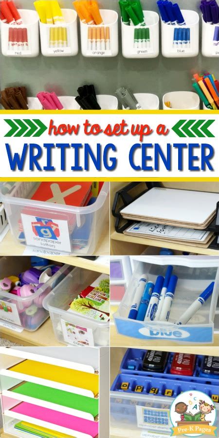 Writing Center For Preschool And Pre K