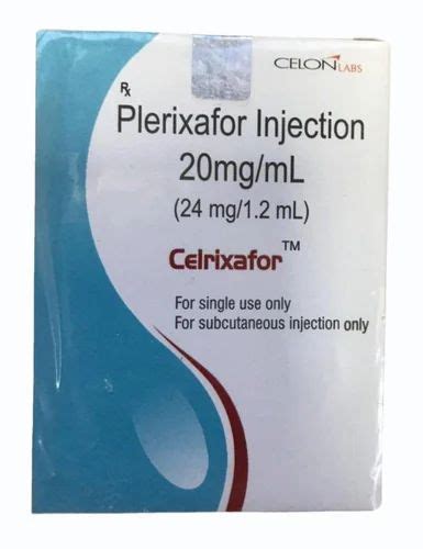 Celrixafor Plerixafor Injection Strength Mg Ml At Vial In