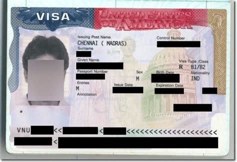 Sample US Visa - Fields Meaning, Visa Number, Info [2024]