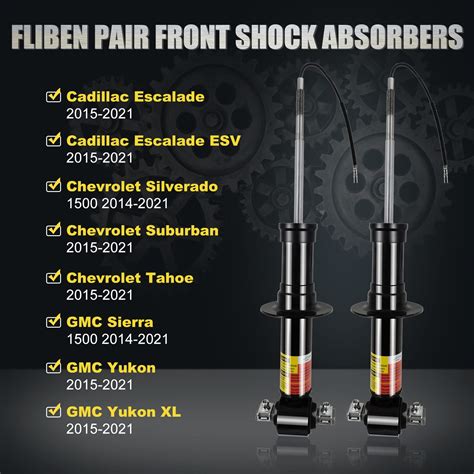 84176631 Pair Front Struts Shock Absorbers With Magneride Suspension