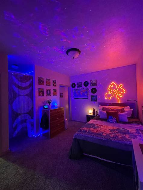 Neon Lights Bedroom Decor