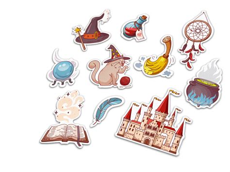 Magic stickers on Behance