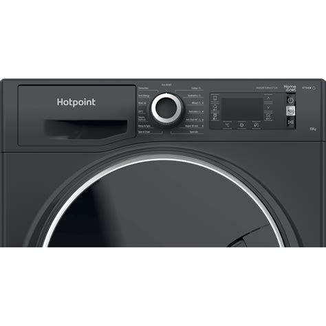 Hotpoint Activecare 10kg 1600rpm Freestanding Washing Machine Black Nllcd1065dgdawukn