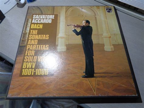 アッカルドのバッハ無伴奏 SALVATORE ACCARDO BACH THE SONATAS AND PARTITAS FOR SOLO