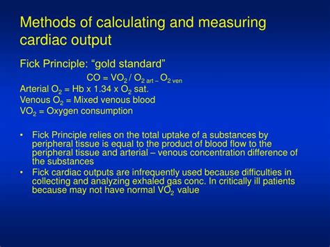 Ppt Cardiac Output And Hemodynamic Measurements Powerpoint Presentation Id 6693074