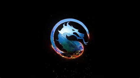 Mortal Kombat 1 Logo 5k Macbook Pro Wallpaper Download Allmacwallpaper