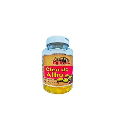 Óleo de Alho 120 cápsulas 250mg Rei Terra Empório Juliana