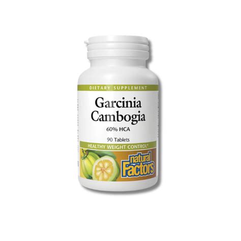 Natural Factors Garcinia Cambogia 60 HCA 90 Tabs Supplements