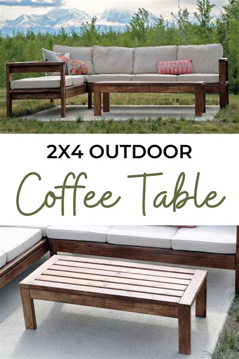 2x4 Outdoor Coffee Table Ana White Atelier Yuwaciaojp