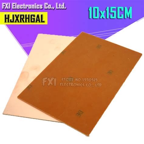 1pcs FR4 PCB 10x15cm 10 15 Single Side Copper Clad Plate DIY PCB Kit