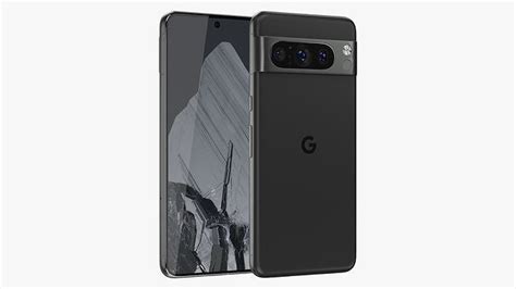 Google Pixel 8 Pro Obsidian 3D Model CGTrader