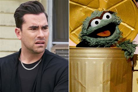 Ew David Watch Schitts Creek Meet Sesame Street As Dan Levy Grosses