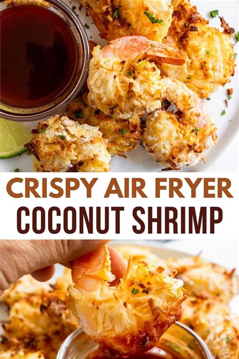 Air Fryer Coconut Shrimp With Honey Siracha Sauce Lemons Zest