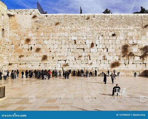 Western Wall In Jerusalem Editorial Stock Image Image Of Site 16798459