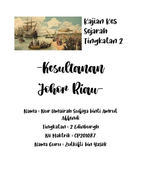 pengenalan kesultanan johor riau - John Mackay